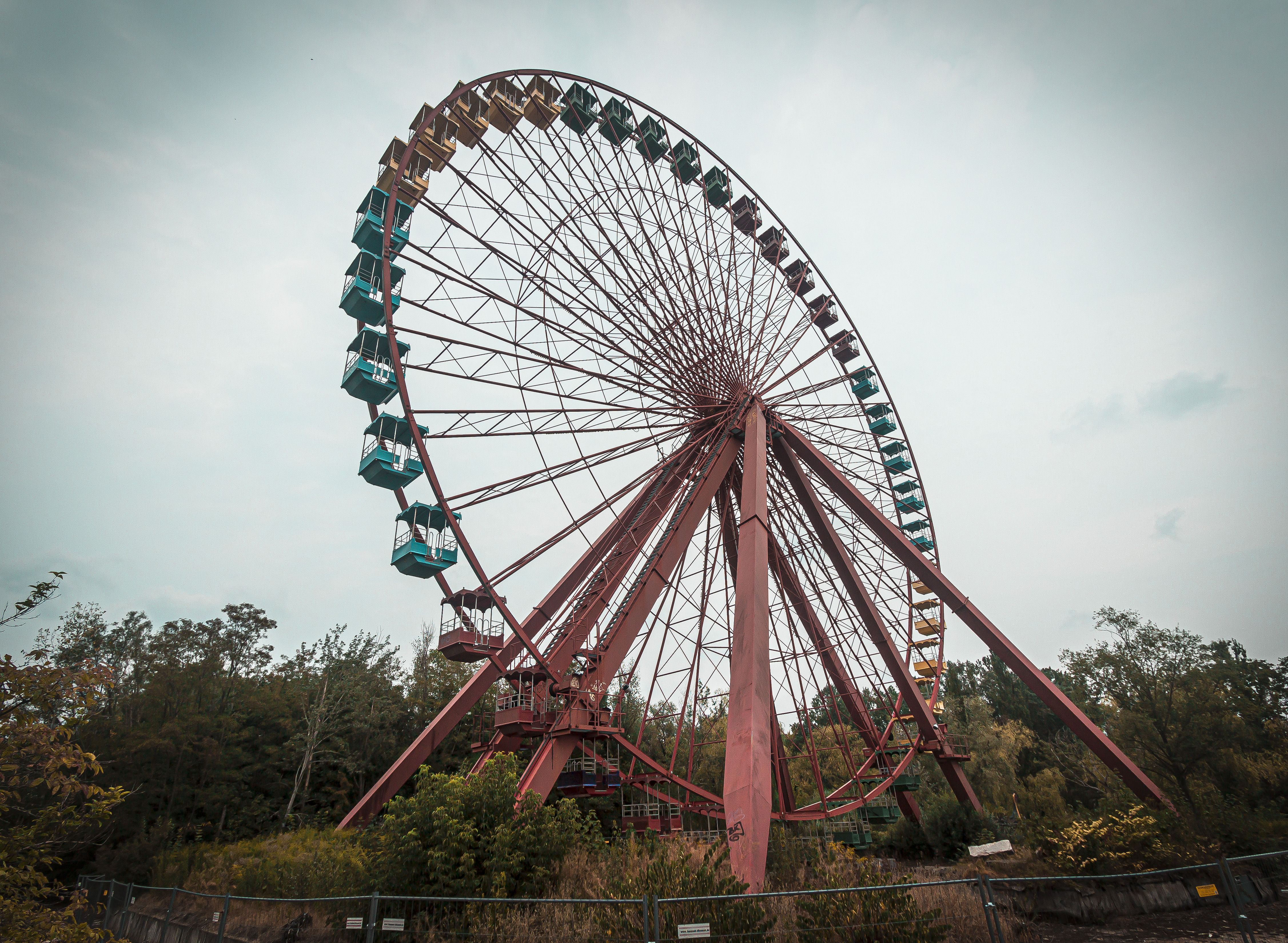 Berlin's Abandoned Amusement Park Ferris Wheel